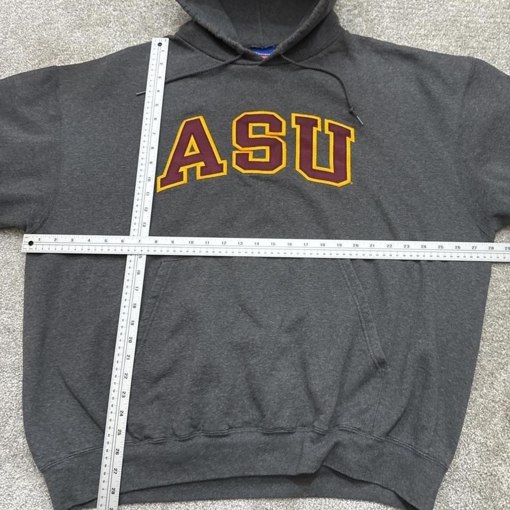 Champion ASU Embroidered Grey Hoodie 2X Big & Tall - Picture 5 of 7